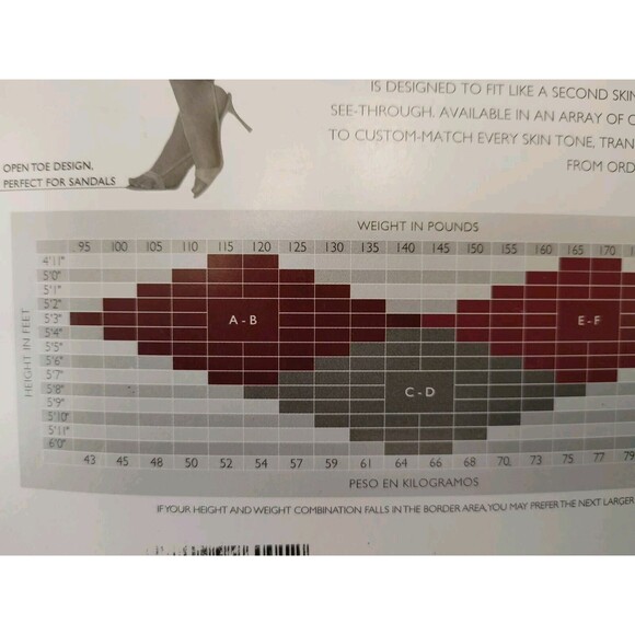 HANES Silk Reflections Ultra Sheer TOELESS Control Top PANTYHOSE Size CD - Picture 3 of 3